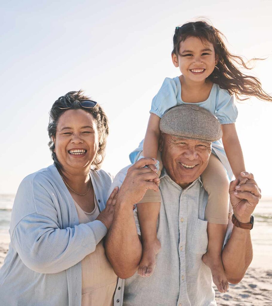 grandparents on the beach safest place for retirement money